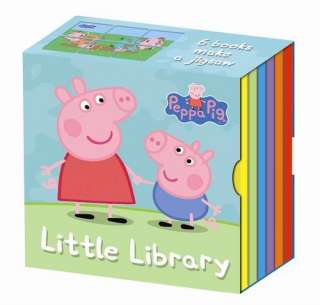 Peppa Pig Little Library Book/Puzzle Gift set  