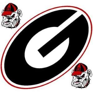  NCAA Georgia Bulldogs   3 Large Wall Accent Murals and 