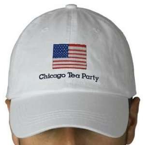  Chicago Tea Party Hat   White