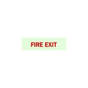 BRADY 80225 Sign,3.5x10,Fire Exit  Industrial & Scientific