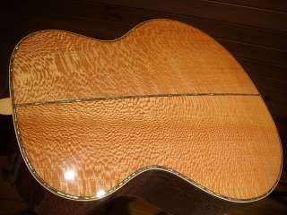 Custom Jumbo Acoustic Guitar J200 Style ALL SOLID TIMBERS MOP Inlays 