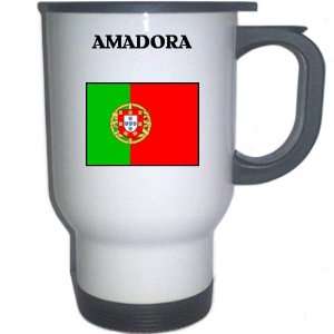  Portugal   AMADORA White Stainless Steel Mug Everything 
