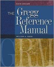 The Gregg Reference Manual with One Year Online Subscription 
