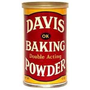 Davis Double Acting Baking Powder 10 oz (Pack of 12)  