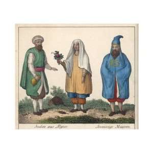  Algerian Jewish Man and Woman, and an Algerian Moor 