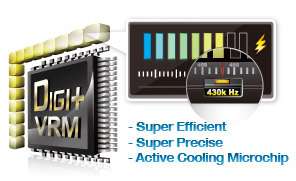 DIGI+ VRM   Super Efficiency, Super Precise, Active Cooling Microchip