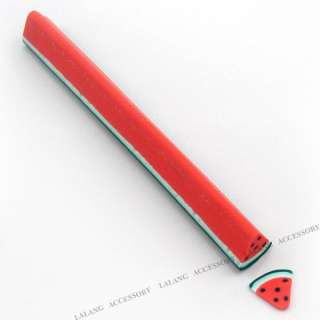 100pcs Watermelon Fimo Nail Art Rod Stick Canes F77  