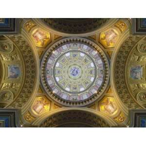  Ceiling Inside St. Stephens Basilica, Budapest, Hungary 