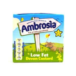 Ambrosia Ready To Serve Custard Low Fat 500g  Grocery 