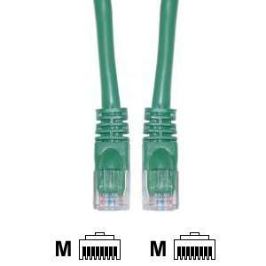  (5 PACK) 2 Feet RJ45 CAT 5E Molded Network Cable   Green 