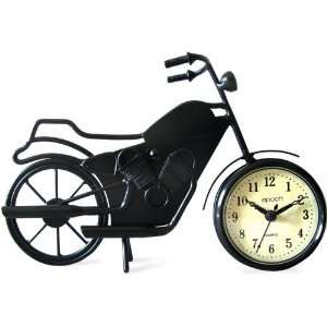  Maples Clock MTC3188 Motorcycle Silhouette Table Clock 
