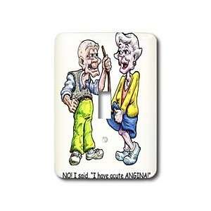 Jack of Arts Illustration   Elderly Couple with Angina   Light Switch 