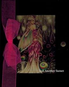 Jessica Galbreth Velvet Journal Enchanted Garden Fairy Faery Gazing 