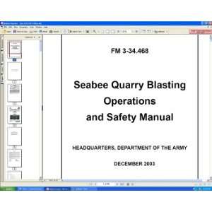 Army FM 3 34.468 Navy Seabee Quarry Blasting Operations And 