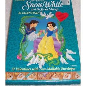  Disney 1994 Snow White & Seven Dwarfs Box 32 Valentine 