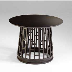  Cyan Design 05032 Paulo Raw Steel Table