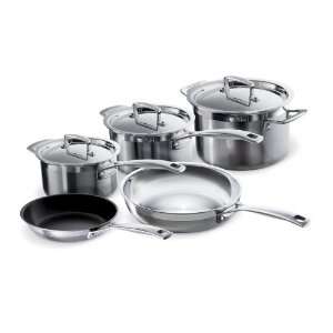  Le Creuset Tri Ply Stainless Steel 8 Piece Cookware Set 