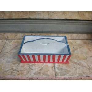  Flag Divider Tray 2 Compartment   Americana Decor