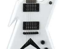  Dean Razorback Guitar, Dimebag Metallic White with Case 