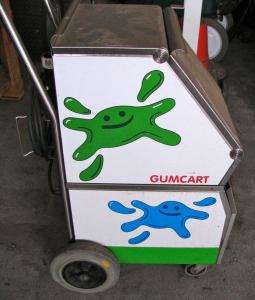   GumCart Gum Graffiti Removal Machine, Floor Carpet Steam Cleaner Cart