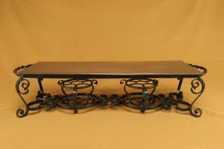Copper & Iron Buffet Warming Tray Antique Rd 412398 HL Mark  