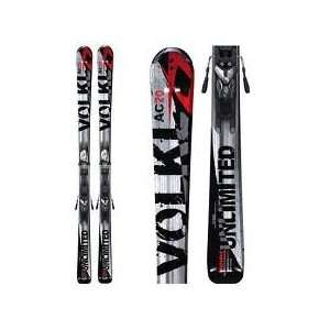  2010 Volkl Ac20 Skis (156cm) with Bindings Sports 