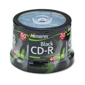  Memorex® CD R Recordable Disc DISC,CDR,BL 50SPIN48X 9107 