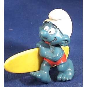  The Smurfs Smurf with Surfboard Pvc Figure Toys & Games