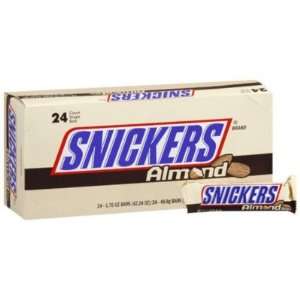 Snickers Almond Chocolate Bar (401050) 1.76 oz (Pack of 24)  