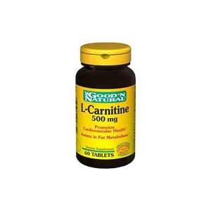 L Carnitine 500mg   Promotes Energy and Fat Metabolism, 60 
