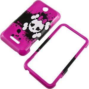  Hot Pink Cutie Skull Protector Case for ZTE Score X500 