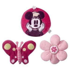 Disney Mod Minnie Mouse 3 Piece Wall Hangings Decor NEW IN PACKAGE 