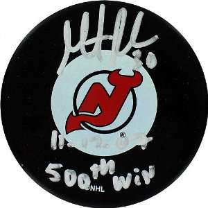  Martin Brodeur New Jersey Devils Autographed Hockey Puck 