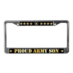  Proud Army Son Military License Plate Frame by  