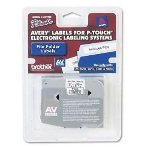  Avery Paper Labels for Brother P Touch Labelers BRTAV2067 
