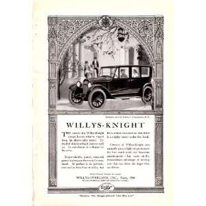  1920 Ad Willys Knight British Embassy Original Antique Car 