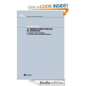 Federalismo fiscale in Germania (Il) Il disegno costituzionale e le 