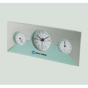  Ec3007 Collina 3 Display (Hydro temp clock/ Matte Silver 
