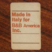 Vintage B&B Italia Tobia Scarpa Wood Coffee Table  