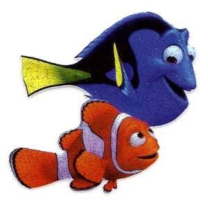 Nemo & Dory Clownfish Regal Tang Fish in Finding Nemo Movie Iron On 