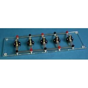   1200 3 Five Lamp Board   Parallel and Series Circuits