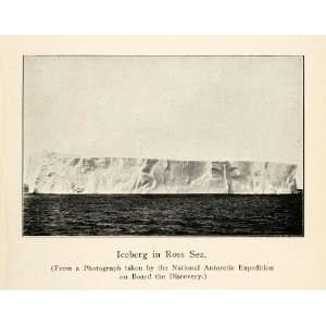  1905 Print Iceberg Ross Sea Arctic Ocean Nature South Pole 