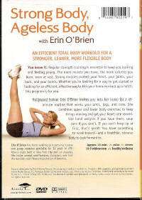 ERIN OBRIEN Strong Body, Ageless Body Build Muscle DVD  