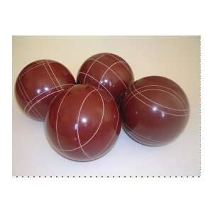  4 Ball EPCO Set with red bocce balls