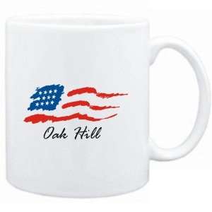    Mug White  Oak Hill   US Flag  Usa Cities