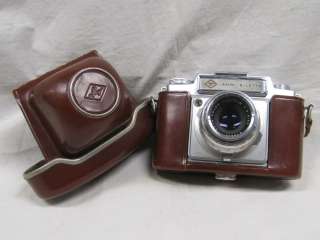 1957 Agfa Ambi Silette Camera with Original Leather Case  