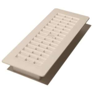 Decor Grates PL310 WH 3 Inch by 10 Inch Plastic Floor Register, White