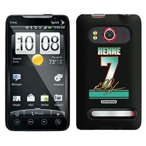  Chad Henne Signed Jersey on HTC Evo 4G Case  Players 