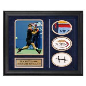  Roger Federer   2007 US Open   Framed Display Piece with 
