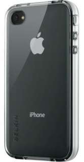 Belkin F8Z642ttCLR Grip Vue TPU Case for Apple iPhone 4 722868795538 